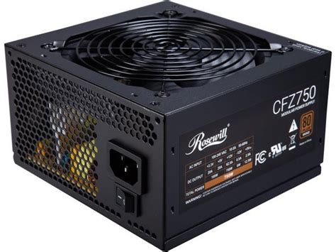 Rosewill CFZ750 750W ATX Semi Modular Gaming Power Supply  Intel 4th Gen CPU Read, SLI & Crossfire Ready